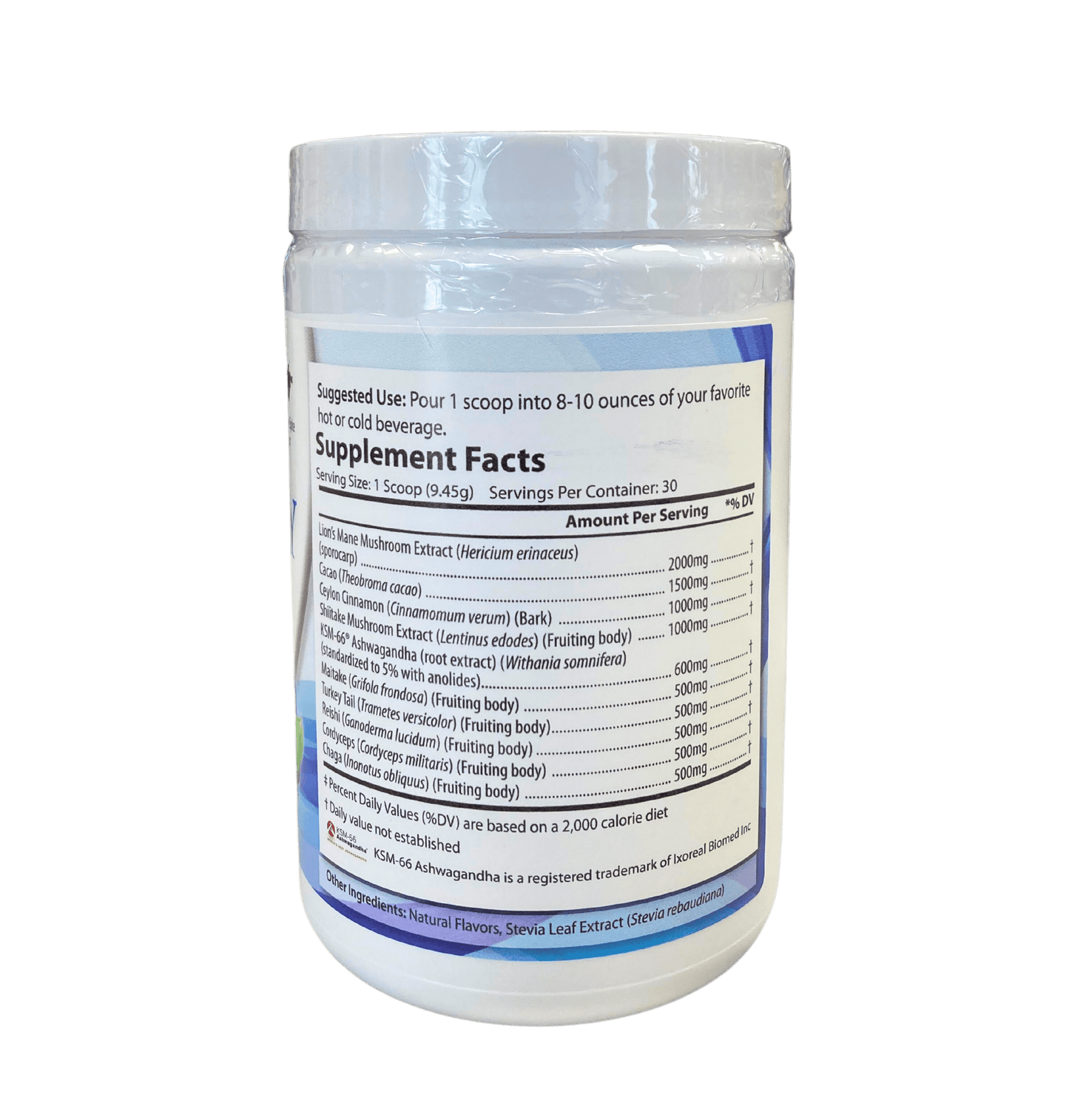 Vitality Mushroom SuperBlend Powder with Ashwagandha