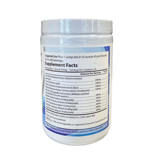 Vitality Mushroom SuperBlend Powder with Ashwagandha