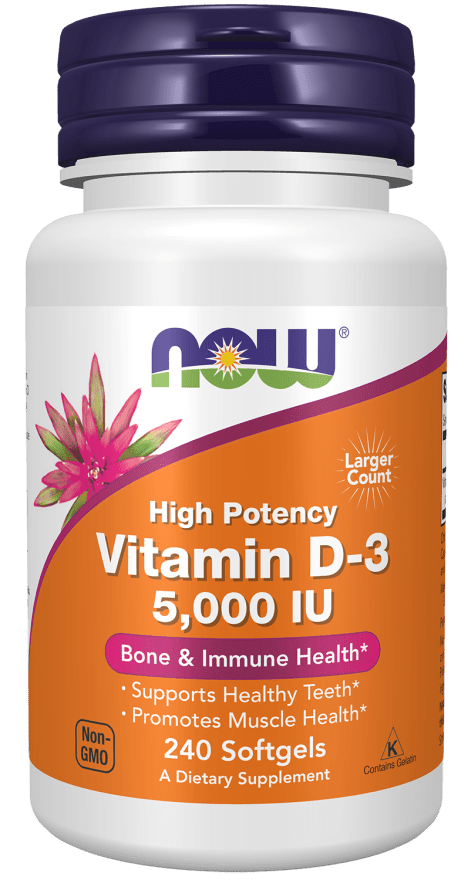 Vitamin D-3 5,000 IU High Potency
