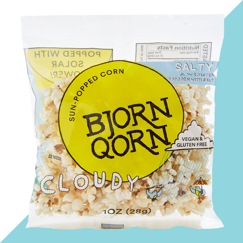 Bjorn Qorn Cloudy Popcorn Bags - 15-Pack x 1oz Bag case