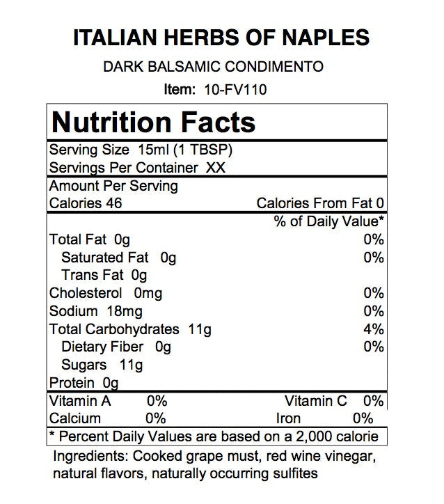 Italian Herb Dark Balsamic