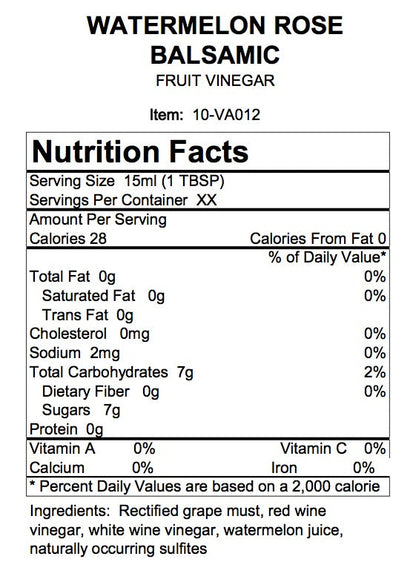 Watermelon Rosé Fruit Vinegar