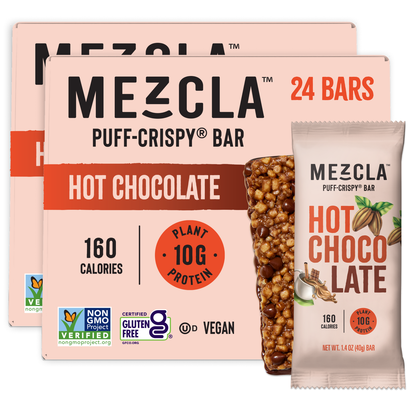 Mezcla Hot Chocolate Bars - 12 bars x 1.4 oz case