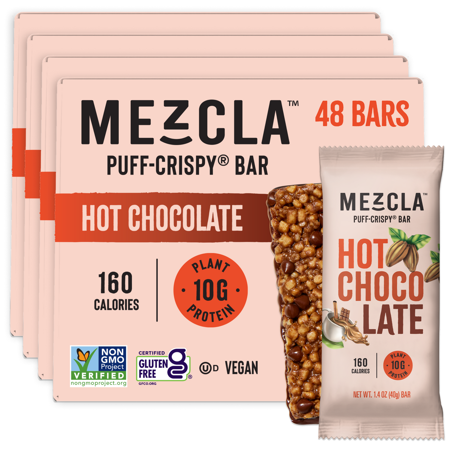 Mezcla Hot Chocolate Bars - 12 bars x 1.4 oz case