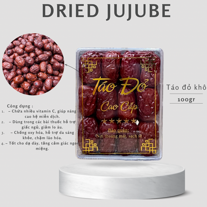 DRIED JUJUBE (TÁO ĐỎ KHÔ) 100GR