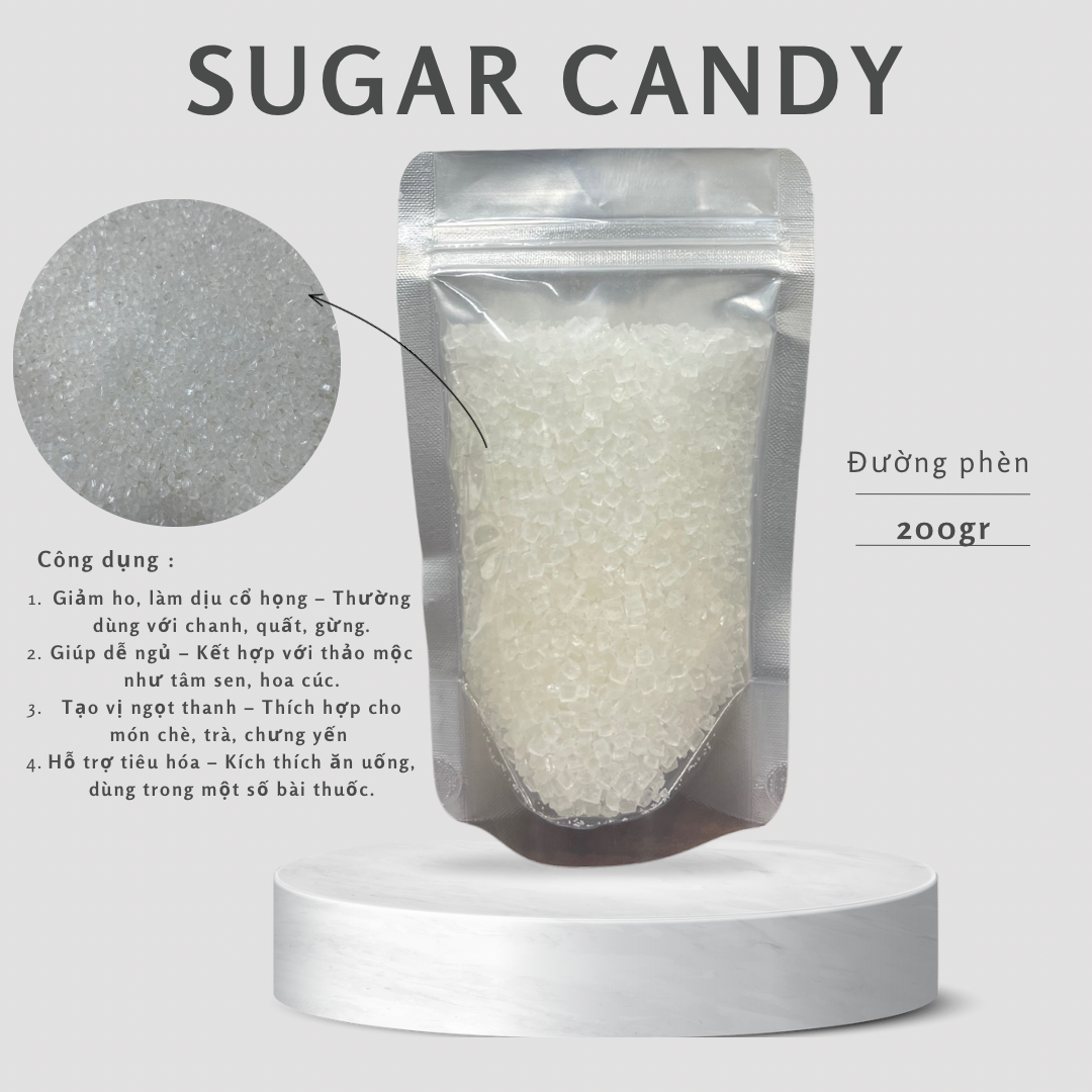 SUGAR CANDY (ĐƯỜNG PHÈN ) 200GR