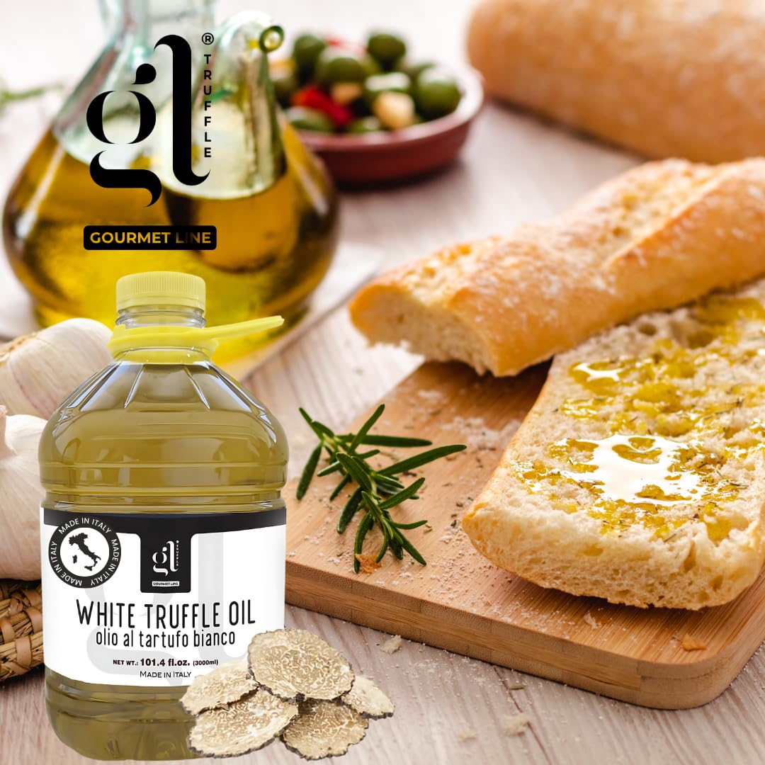 GL Truffle Gourmet, White Truffle Oil Bulk 3 liters (97 fl.oz)