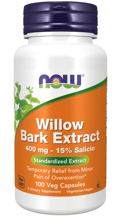 Willow Bark Extract 400mg-15% Salicin