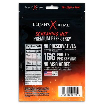 Xtreme Regret Spicy Beef Jerky - 6 bags (1lb)