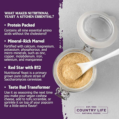 Yeast Flakes, Nutritional w/B-12, Red Star