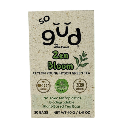 Zen Bloom Green Tea | Plant-based Tea Bags