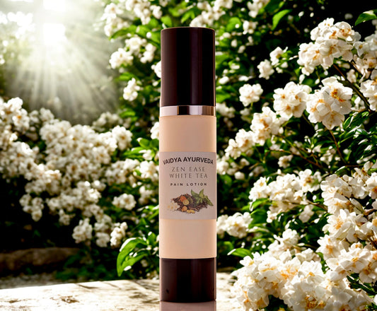 Zen Ease White Tea Pain Relief Lotion — Soothe Aches Naturally