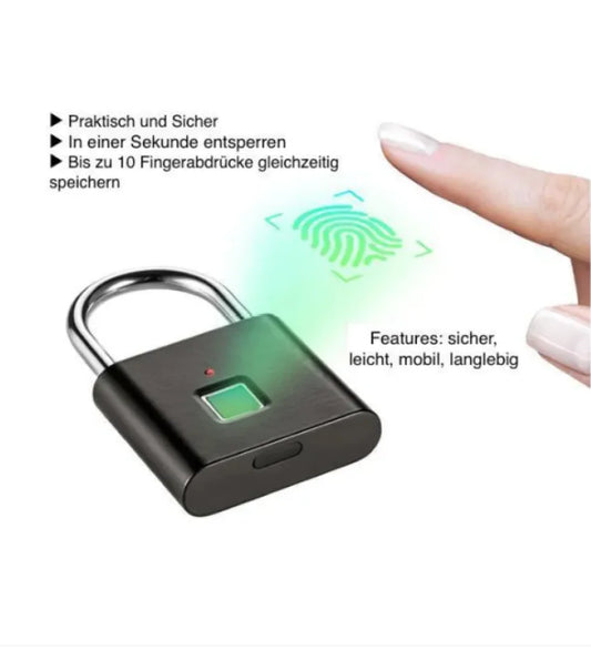 Style Loft Collection SecureStyle SmartTouch Fingerprint Padlock