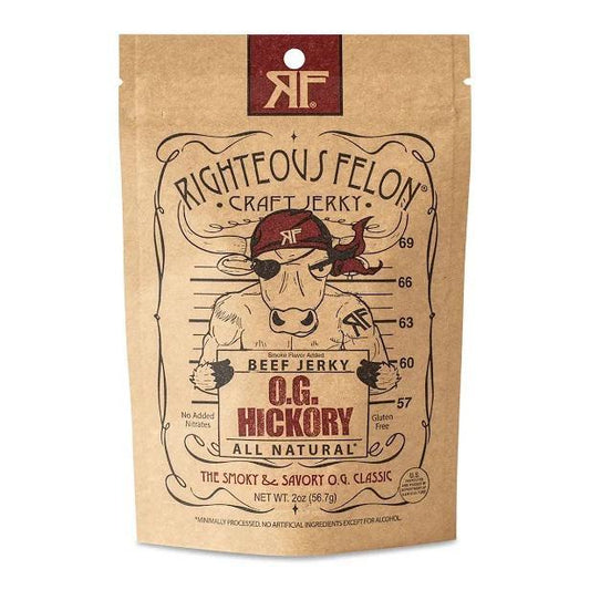 Righteous Felon - 'O.G. Hickory' Beef Jerky (2OZ)
