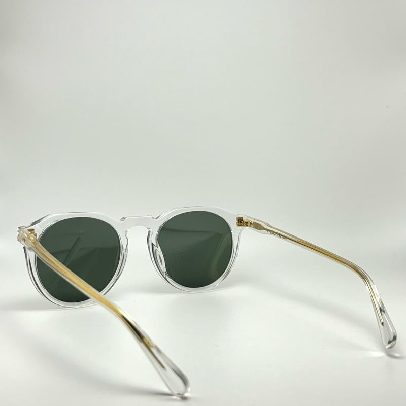 Crystal Quartz Green Acetate Polarized Unisex Sunglasses