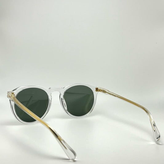 Crystal Quartz Green Acetate Polarized Unisex Sunglasses