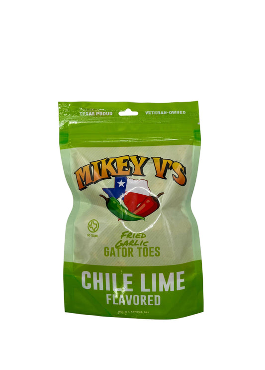 Gator Toes (Deep Fried Garlic) - Chile Lime Flavor: 3oz