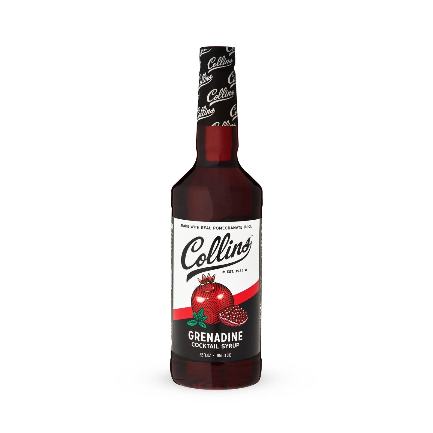 Real Sugar Grenadine Cocktail Syrup 32 oz