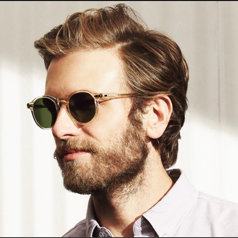 Crystal Quartz Green Acetate Polarized Unisex Sunglasses