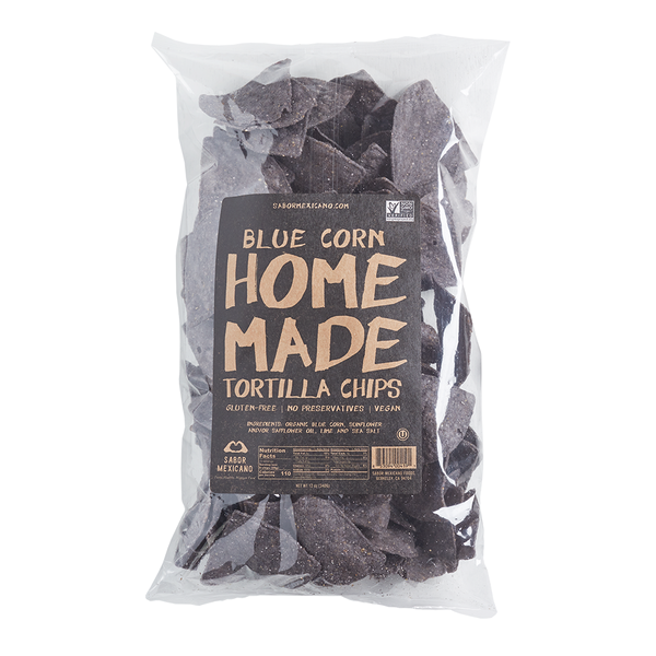 Sabor Mexicano - 'Home Made' Blue Corn Chips (10OZ)