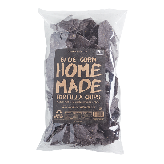 Sabor Mexicano - 'Home Made' Blue Corn Chips (10OZ)