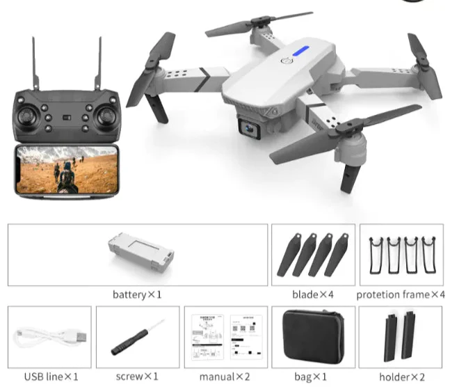 Style Loft Collection CyberStyle Blitz King 4K Dual-Camera Drone