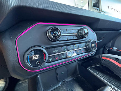 AC Controls Outline (Standard Series) - 2021+ Bronco