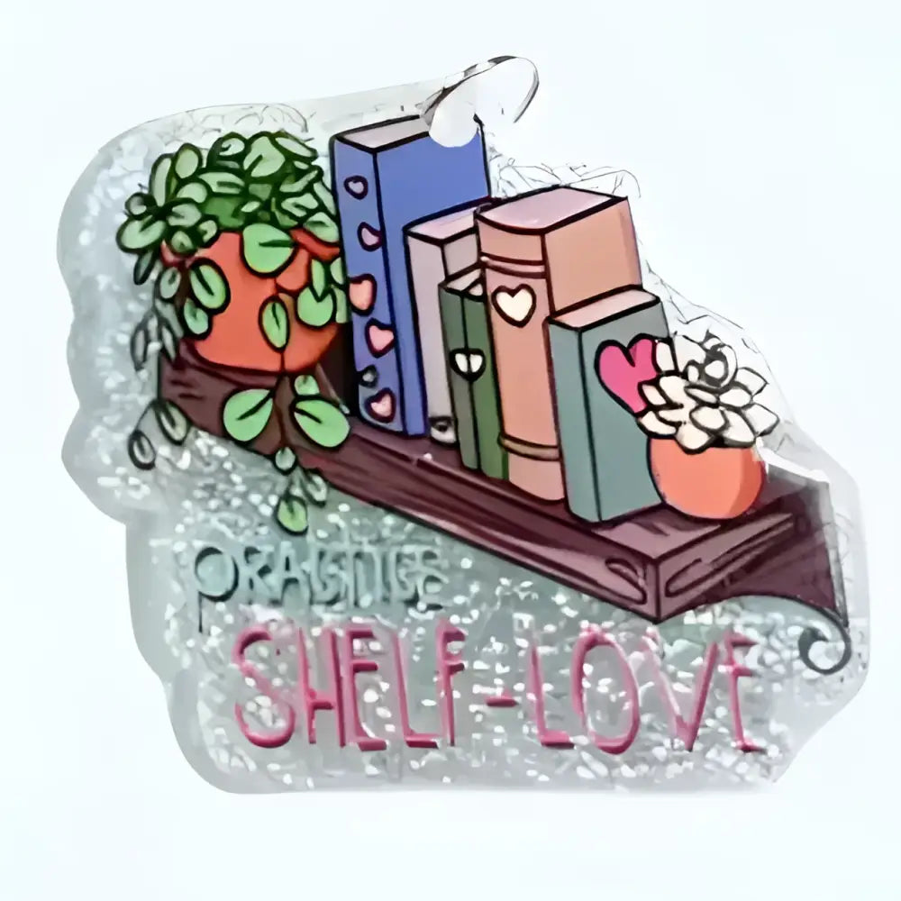 Acrylic Book–USB-C Dust Plug Charm for Kindle, Phones, and Tablets