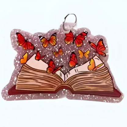 Acrylic Book–USB-C Dust Plug Charm for Kindle, Phones, and Tablets