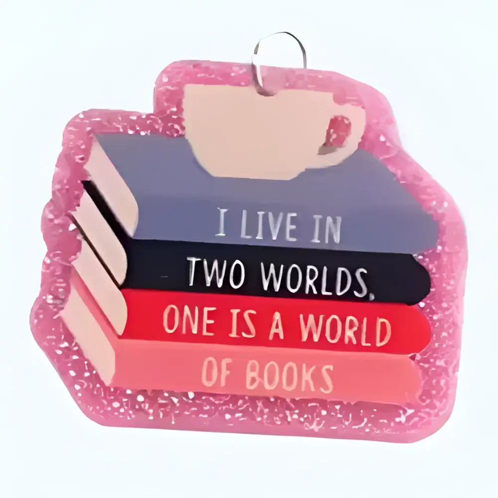 Acrylic Book–USB-C Dust Plug Charm for Kindle, Phones, and Tablets