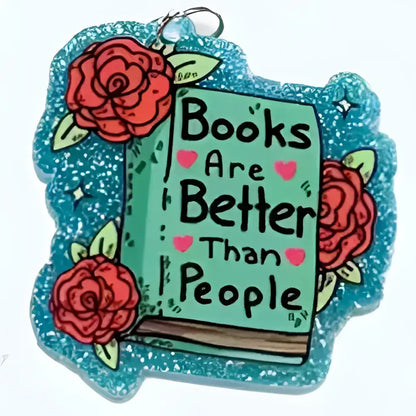 Acrylic Book–USB-C Dust Plug Charm for Kindle, Phones, and Tablets