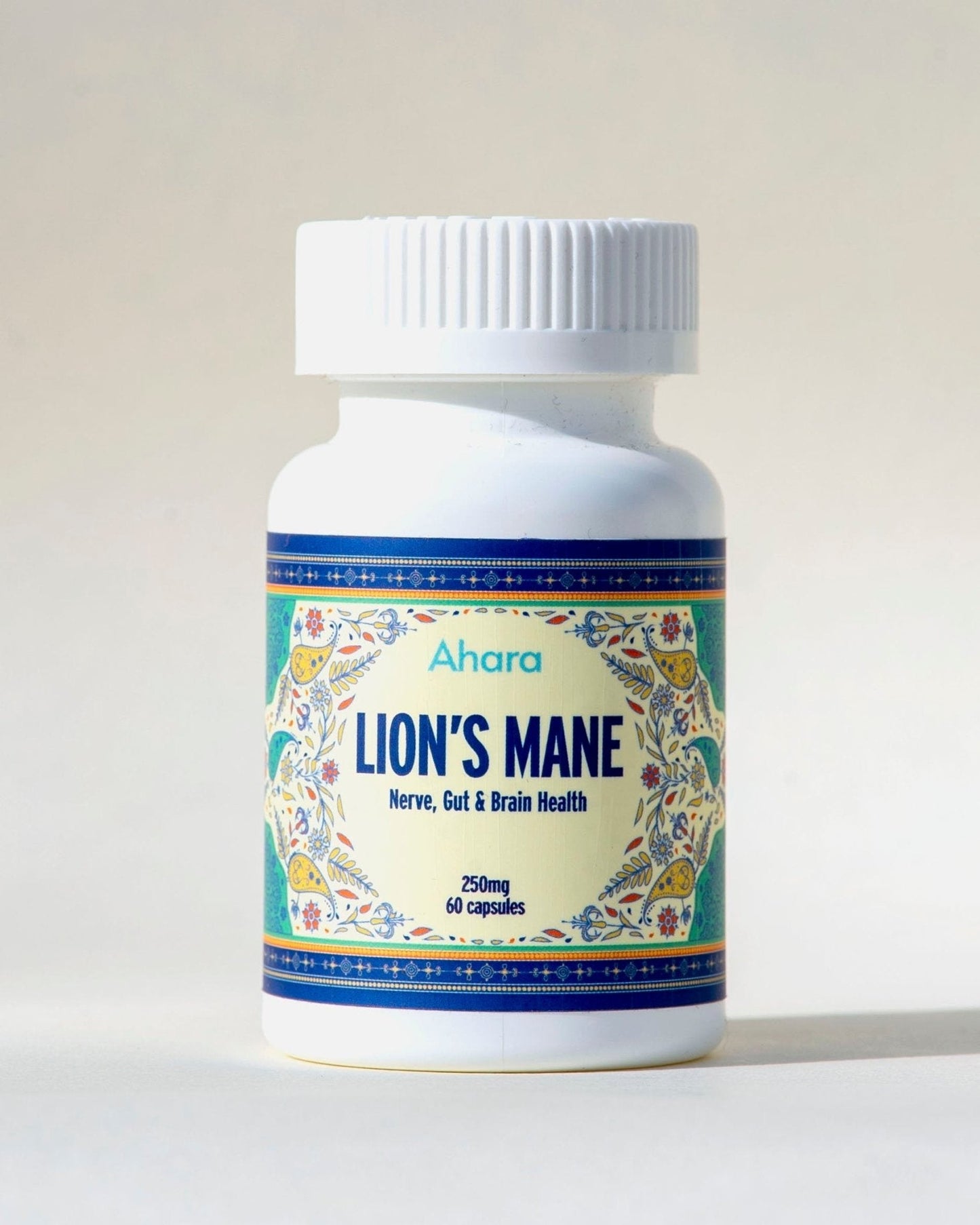 Ahara Mushrooms Lion's Mane Capsules - 10 bottles