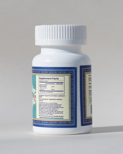 Ahara Mushrooms Lion's Mane Capsules
