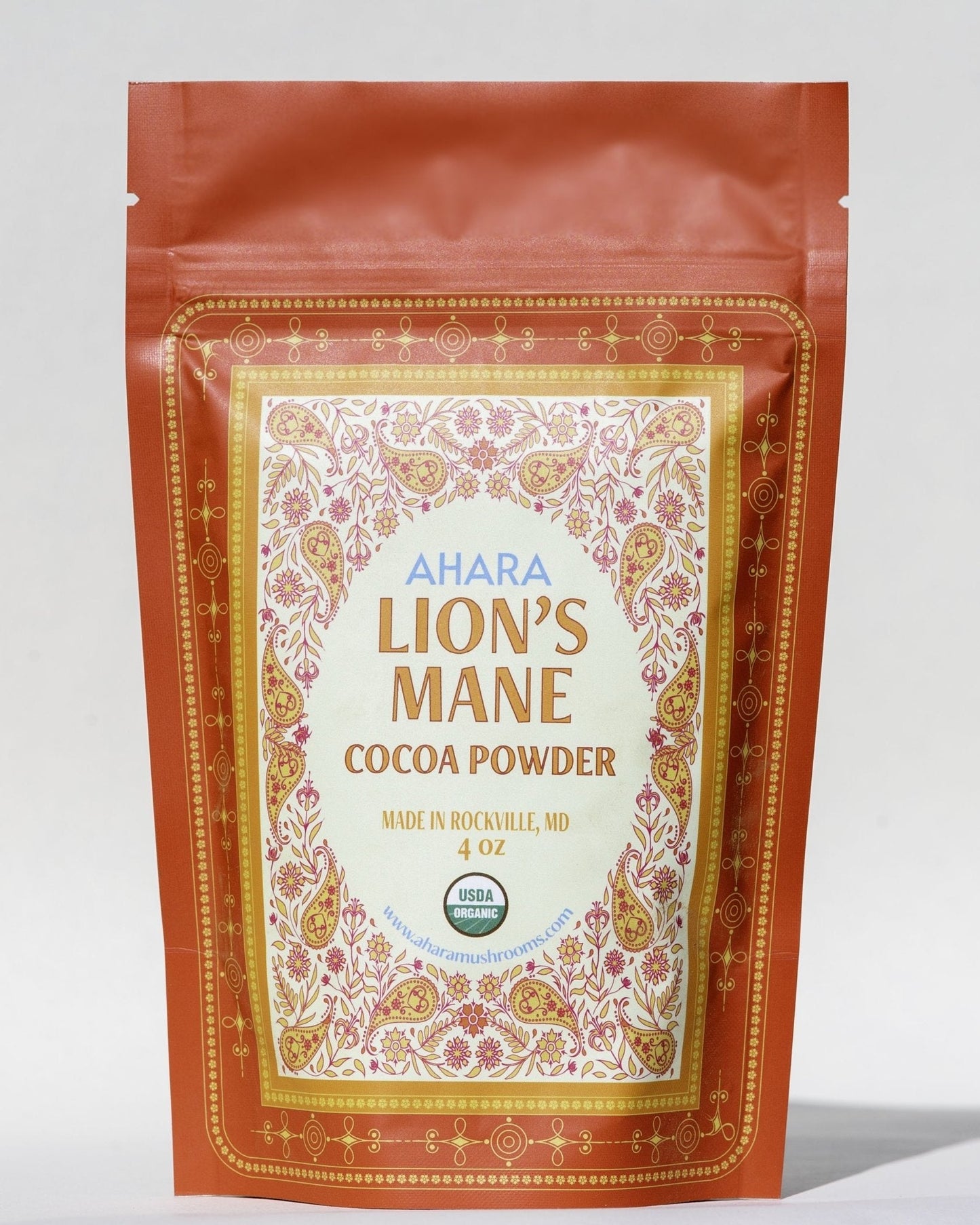 Ahara Mushrooms Lions Mane Cocoa - 10 bags