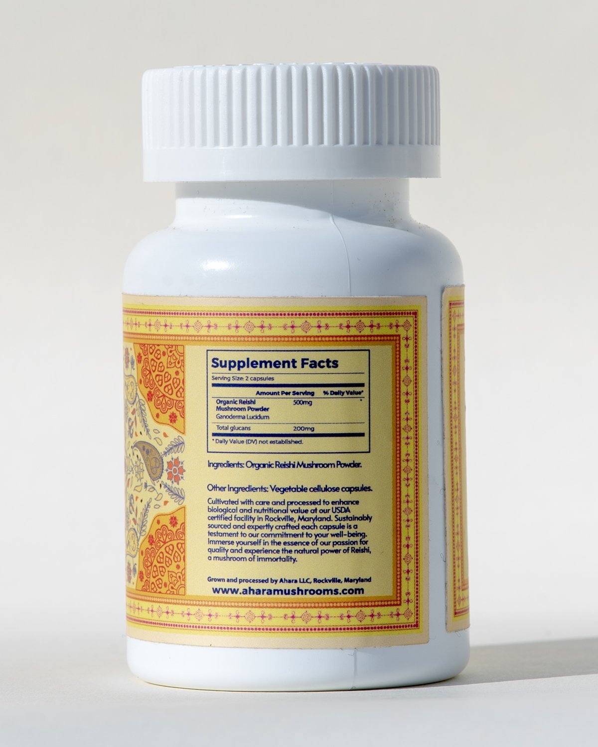 Ahara Mushrooms Reishi Capsules