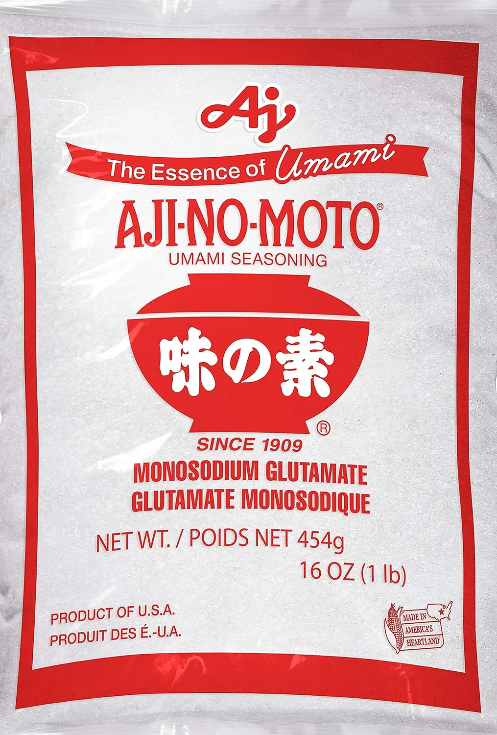 Ajinomoto MSG in Plastic Bag, 16.0 Ounce