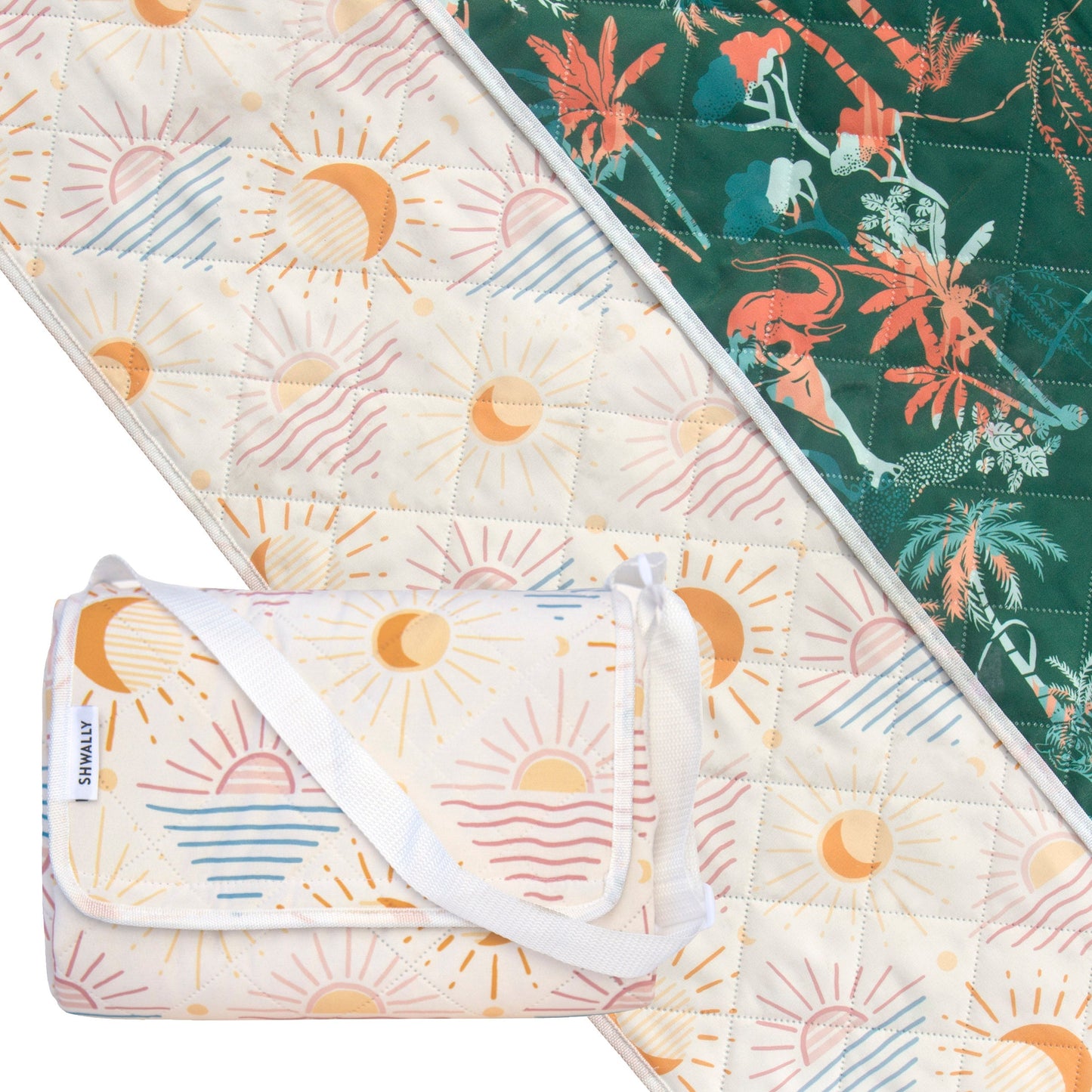 Shwally - For Home and Play The Shwally Picnic Blanket - Sunny Jungle