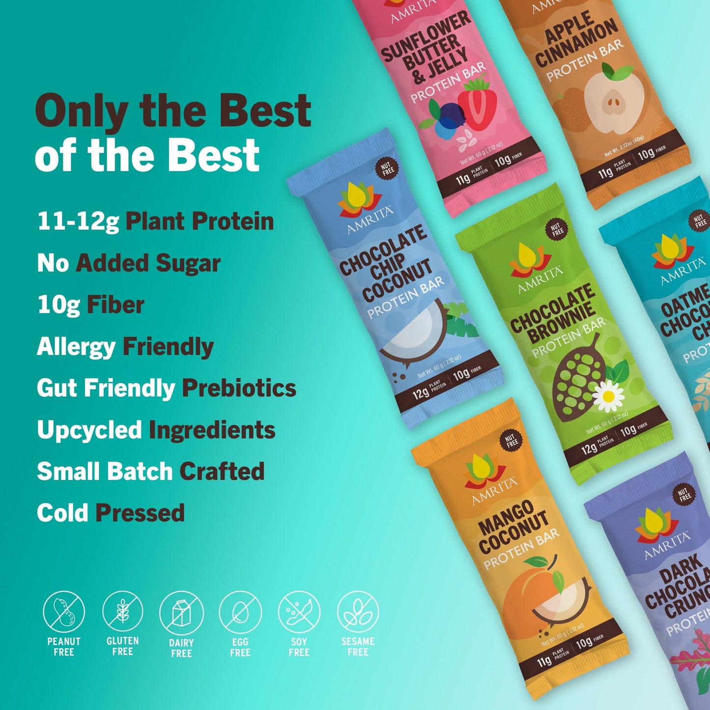 High Protein Bars Variety Pack