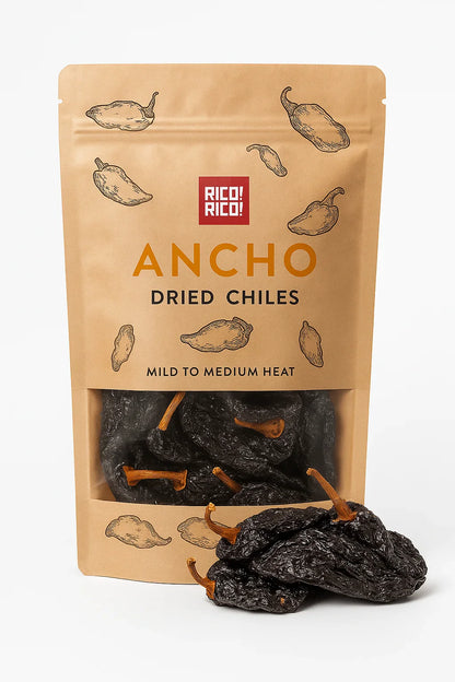 Ancho Dried Chiles – Sweet & Smoky Mexican Peppers (Mild Heat)