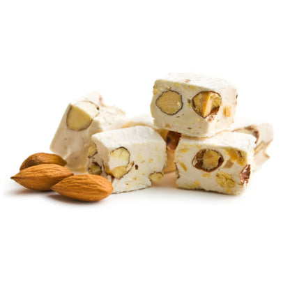 Andy Anand 36 Bite-Size Sugar Free Almond Nougat with roasted Almond Soft Nougat Candy Brittle, Traditional European Turron - A Delicious and Authentic Treat, Amazing Taste, 7 Oz