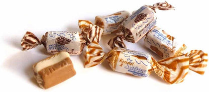 Andy Anand 66 pcs Sugar Free Cream Toffees trio of Caramel, Chocolate & Coffee, Sugar Free Creamy Taffy Candy for Diabetics - A Delicious and Healthy Treat 7 Oz