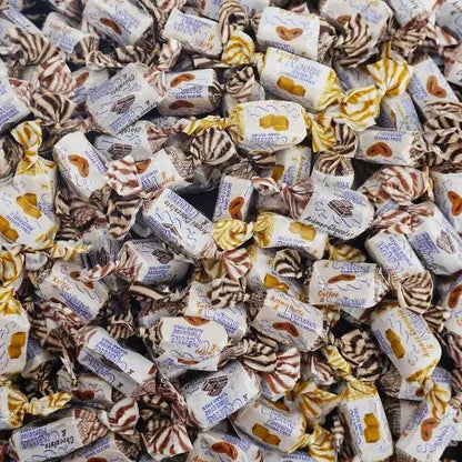 Andy Anand 66 pcs Sugar Free Cream Toffees trio of Caramel, Chocolate & Coffee, Sugar Free Creamy Taffy Candy for Diabetics - A Delicious and Healthy Treat 7 Oz