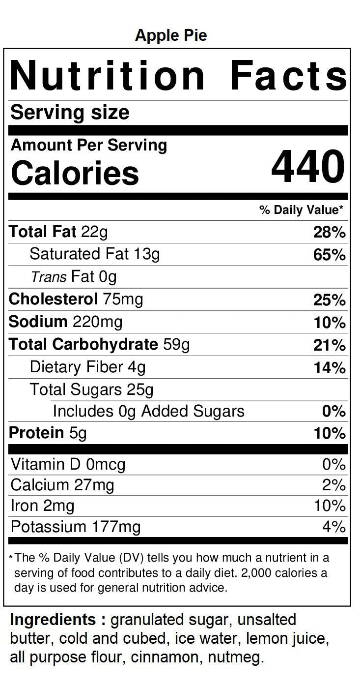Andy Anand Apple Pie 10" - 4.5 lbs Indulgence in Every Bite, Classic Comfort: Baked Apple Pie with Tender Apples and Flaky Crust