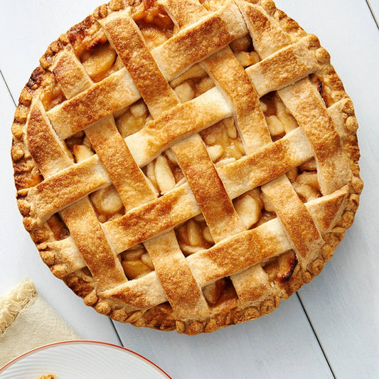 Andy Anand Apple Pie 10" - 4.5 lbs Indulgence in Every Bite, Classic Comfort: Baked Apple Pie with Tender Apples and Flaky Crust