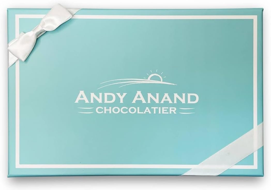 Andy Anand Artisan Dark Chocolate Truffles – 24 Pc Handmade Assorted Flavors, Decadent & Delicious, Made with 60% Chocolate (Cocoa Butter)