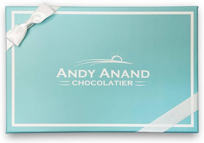 Andy Anand Artisan Dark Chocolate Truffles – 24 Pc Handmade Assorted Flavors, Decadent & Delicious, Made with 60% Chocolate (Cocoa Butter)