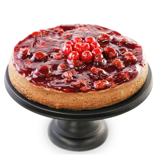 Andy Anand Chocolate Cherry Cheesecake 9" with Real Chocolate Truffles: Classic Cheese Cake Delivery with Real Home Made Taste (2.8 lbs)