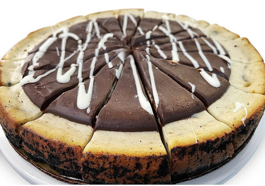 Andy Anand Cookies and Cream Cheesecake 9" - Made in Traditional Way - Freshly Baked Birthday Best Cheesecake in Ny Style (2 lbs)