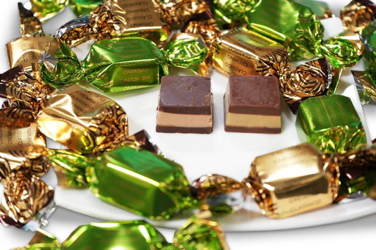 Andy Anand Gluten Free Cremino – 18-Piece Italian Chocolate Assortment, 2 Flavors, Crafted with 60% Cocoa Butter, 8 oz.