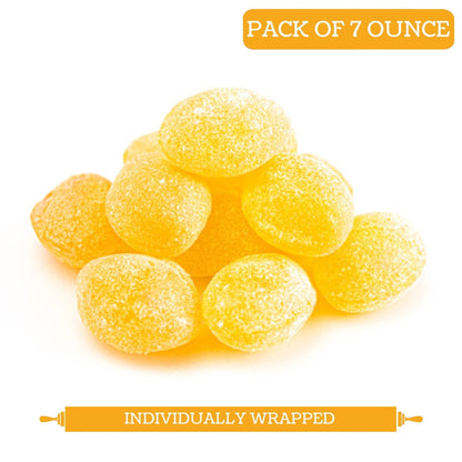 Andy Anand Delicious Sugar Free Fruity Orange & Lemon Flavors, Stevia Candy for Diabetics Irresistible Taste, European Imported Sugar Free Hard Candy - A Delicious Treat 7 Oz